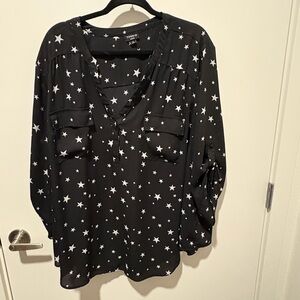 Torrid Harper Star Print Blouse
